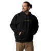 STITCHED Men's Black Hoodie